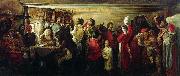 Andrei Ryabushkin Peasant Wedding in the Tambov guberniya oil painting on canvas